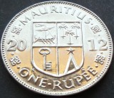 Cumpara ieftin Moneda exotica 1 RUPIE - MAURITIUS, anul 2012 *cod 2757, Africa