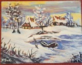 Pictura - Ulei pe placaj. Fara rama. Anii '90