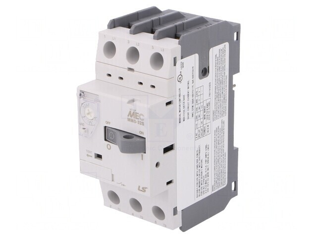 &Icirc;ntrerupător Motor 1,5kW 220-690V DIN IP20 4A