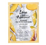 Cumpara ieftin Mască de față cu efect de strălucire Gel to Ice cu mango organic Love Nature (Oriflame)