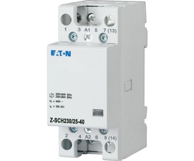 Contactor modular 25A 4ND 230V Eaton Z-SCH230 25-40 foto