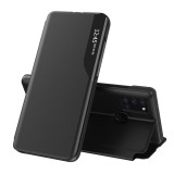 Husa Samsung Galaxy A21s Eco Leather View flip tip carte, negru
