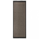 VidaXL Covor de exterior, maro &icirc;nchis, 80x250 cm, țesătură plată