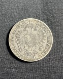 Moneda 1 Florin 1879 Austria argint eroare de batere, Europa