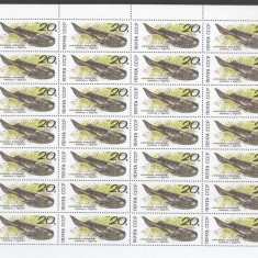 Russia USSR 1990 Prehistoric animals x 28, full sheets, MNH S.243