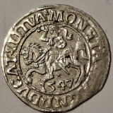 Polonia 1/2 groschen /gros 1547 argint Sigismund ll August