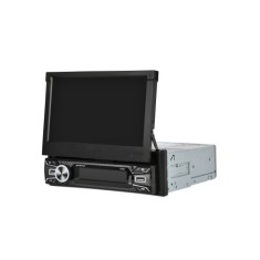 Radio MP5 Player auto 1DIN cu ecran retractabil manual 7 inch Android 13, 4GB RAM, 64GB, CarPlay si Android