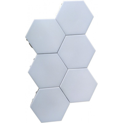 Set 6 aplice LED Well Crystal, magnetic, 4000 K, forma hexagonala foto