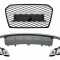 Difuzor Bara Spate cu Ornamente toba si Grila Bara Fata AUDI A6 4G Facelift (2015-2018) S6 Design Performance AutoTuning