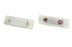 Set lampa numar inmatriculare LED 12V, MERCEDES Clasa C (W202), E (W210) 1993-2002 foto