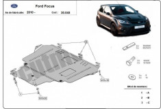 Scut metal motor Ford Focus 3, motorizare 1.4, 1.6 TD, 2.0 TD , Fabricat dupa 2010 - SMFF129 foto