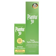 Tonic impotriva caderii parului Phyto-Caffeine Plantur 39 200 ml + Sampon pentru par vopsit si deteriorat Phyto-Caffeine Plantur 39 50 ml, Plantur