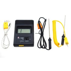 TERMOMETRU digital PROFESIONAL industrial cu sonda termocuplu tip K 1300 grade foto