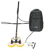 Sistem de curatat panouri solare fotovoltaice cu 2 perii, baterie 24V,/26Ah si brat de pana la 7.5 m