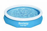 Piscina gradina, diametru 305 cm, guler gonflabil, 3200 litri, tehnologie Duraplus, Bestway