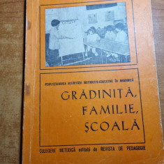 revista de pedagogie - gradinita, familie, scoala - din anul 1976