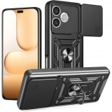 Husa pentru Honor 600 Lite, Techsuit, CamShield, Neagra