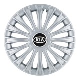 Set 4 Capace Roti, potrivite jantelor de R14, pentru Kia, model dino cromat, Autohelix MSA