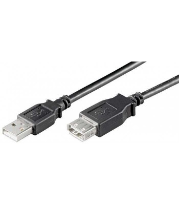 Cablu prelungitor USB A tata USB A mama 1.8m cupru USB 2.0 480Mbit/s foto