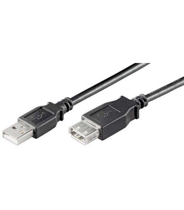 Cablu prelungitor USB A tata USB A mama 1.8m cupru USB 2.0 480Mbit/s