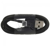 Cablu Date Samsung USB Type-C Data Cable EP-DG950CBE black bulk, pentru Samsung S8