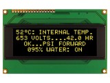 Afișaj OLED alfanumeric 20x4 galben 98x60x10mm 16 pini