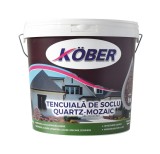 Tencuiala decorativa mozaicata pentru soclu cu quart, Kober, interior / exterior, 25 kg