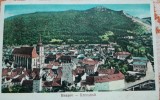 Carte postala, Brasov, vedere generala, 1936