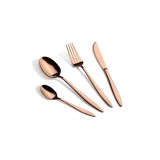 Set tacamuri 24 piese, 6 persoane, auriu roze lucios Berlinger Haus BH 3062