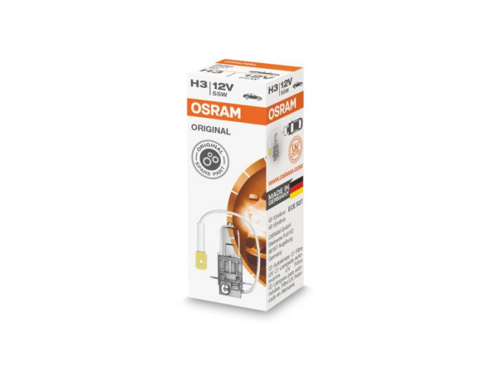 Bec H3 Osram 12V 55W PK22s