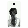 Husa silicon pentru Huawei Y6 2017, Girl With Headphone