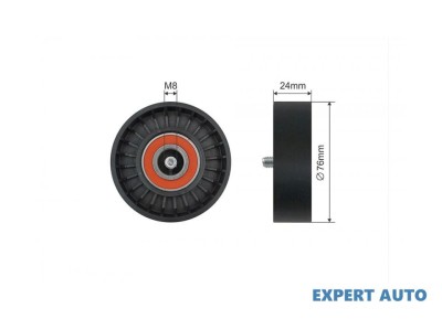 Rola ghidaj curea transmisie Land Rover Freelander 2 (2006-2014)[L359Volkswagen Transporter T4 (1990-2003) #1 foto