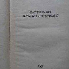 Dictionar Roman-francez - Coordonator: Ana Canarache ,520865