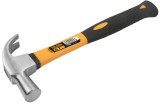Ciocan Tolsen Varf Curbat, Tip Englezesc, 27mm, Maner Fibra Sticla GriPro, Otel Tratament Termic, Prindere Sigura
