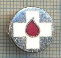 Y 625 INSIGNA -TEMA MEDICALA - DONARE DE SANGE - SUEDIA -PENTRU COLECTIONARI foto