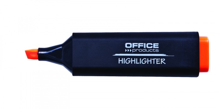 Textmarker Varf Lat 1-3mm, Office Products - Portocaliu