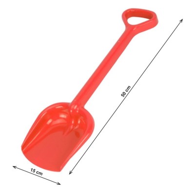 Lopata pentru nisip, Technok (2766), 50 cm, rosu foto