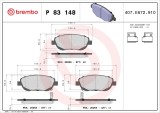 BREMBO P 83 148 PRIME LINE set placute frana,frana disc