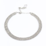 Choker elegant cu strasuri multiple