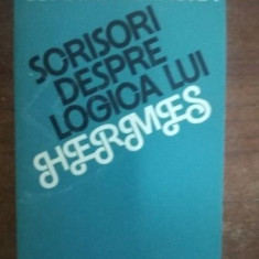 Scrisori despre logica lui Hermes- Constantin Noica