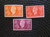 FRANTA SERIE MIXTA COLONIE MNH=233