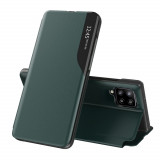 Cumpara ieftin Husa pentru Samsung Galaxy A12 / A12 Nacho, Techsuit eFold Series, Dark Green