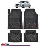 Covorase Auto TeamCar&reg; Tip Tavita Compatibile Suzuki Swift IV (2010&ndash;2017) Negru Material Rezistent, Cauciuc