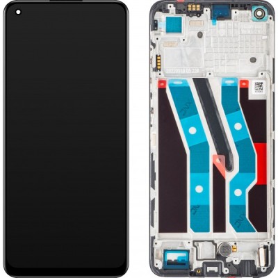 Display cu Touchscreen Realme 10, cu Rama, Negru, Service Pack 4130359 foto