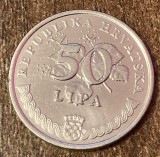 C50 - Moneda foarte veche - Croatia - 50 lipa - 2015
