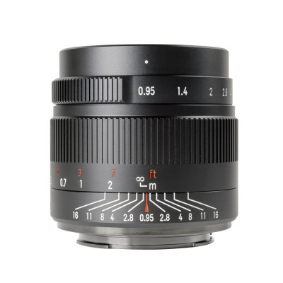 Obiectiv manual 7Artisans 35mm F0.95 negru pentru Canon EOS-M mount DESIGILAT foto