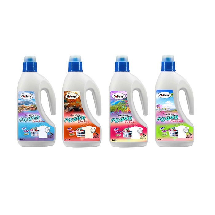 Pachet 4 x Detergent rufe 3 in 1 Nobless 1,5 L