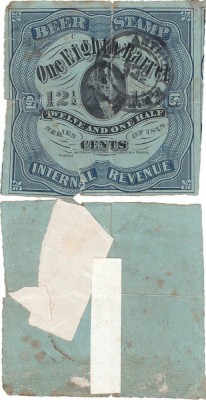 1878, 12&amp;frac12; Cents - ⅛ of a barrell - Statele Unite ale Americii Beer foto