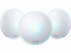 Router wireless Asus MAP-AC2200 Gigabit Mesh Lyra AC2200 Tri-Band 3 Pack White foto