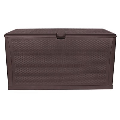 TM-SBR46 TOUGH MASTER 460L Storage Box Rattan style, coffee, no hinge Innovative ReliableTools foto